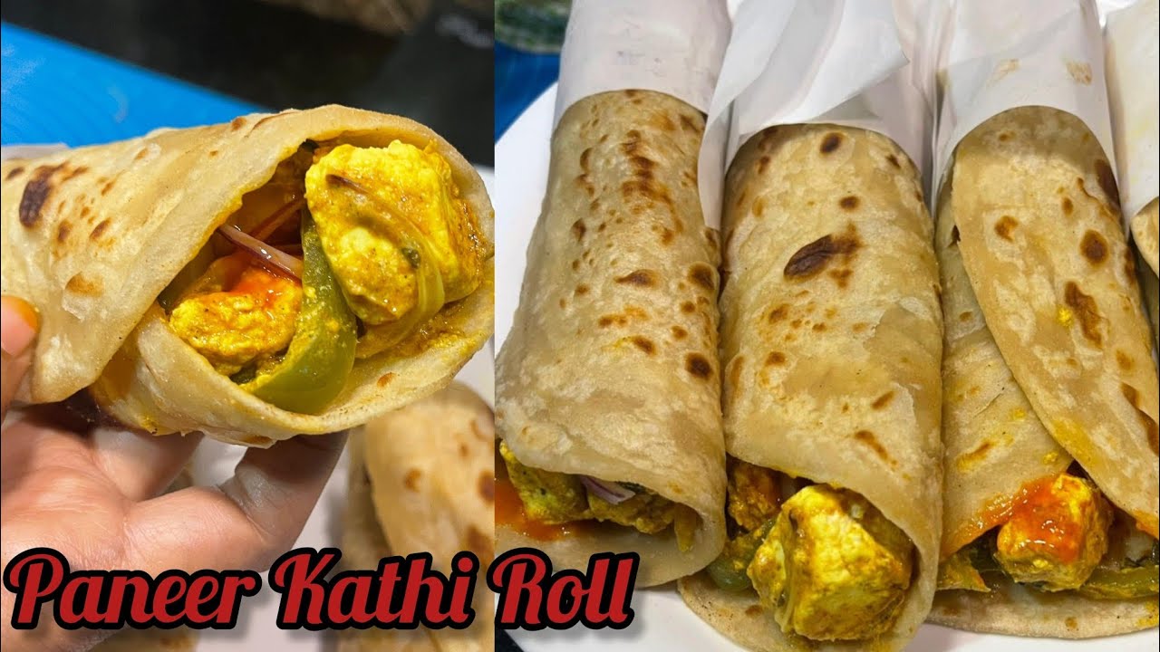 Street Style Paneer Kathi Roll Recipe | Paneer Roll Recipe | वेज पनीर काठी रोल  | Paneer Recipe 