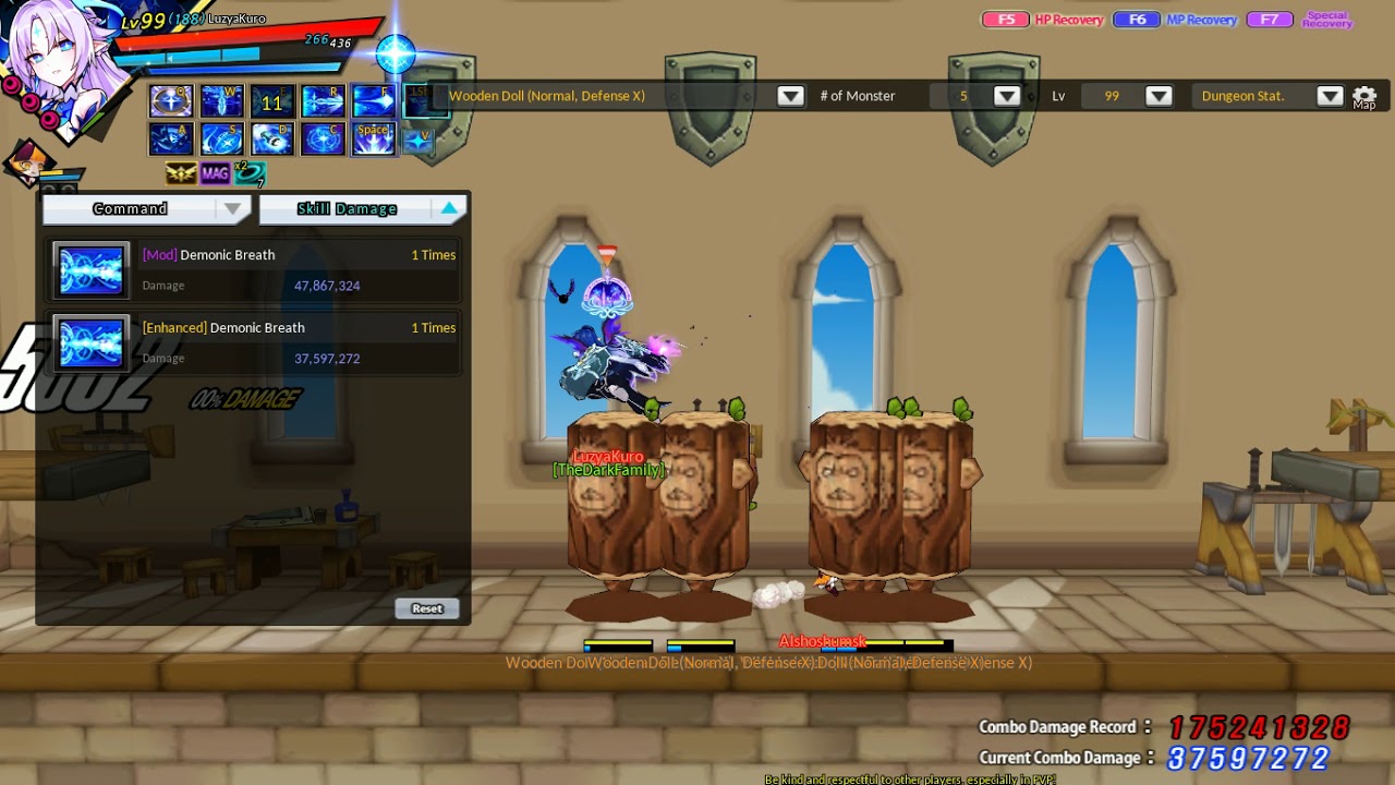 [Elsword INT] - Innocent Force Skills demonstration