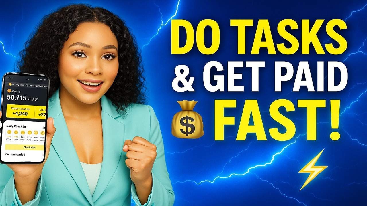 Get Paid Fast Just by Doing Simple Tasks 💰 | Real Earning App Tutorial 2025