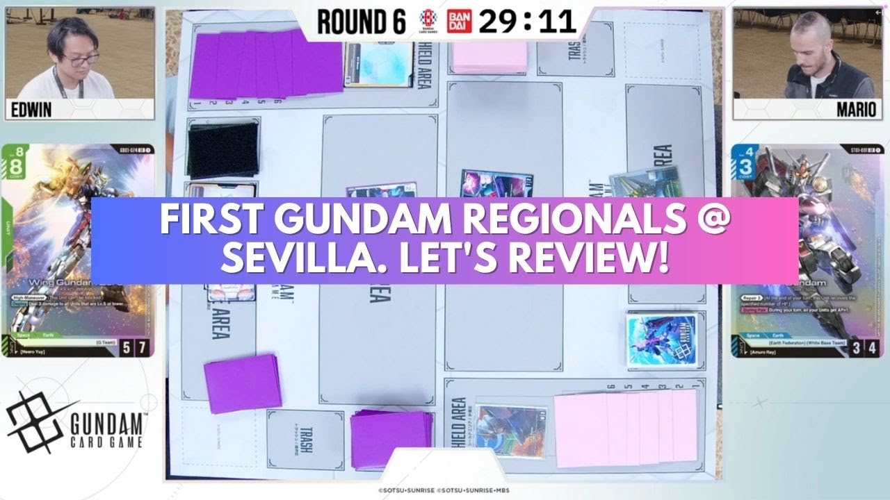 VOD Review Sevilla Gundam Regional Top 4 Finish! Part 1/3 - Round 6