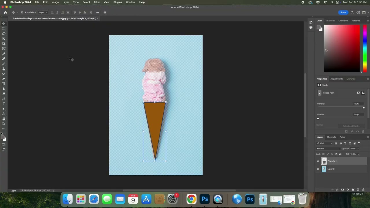 Photoshop create vector objects