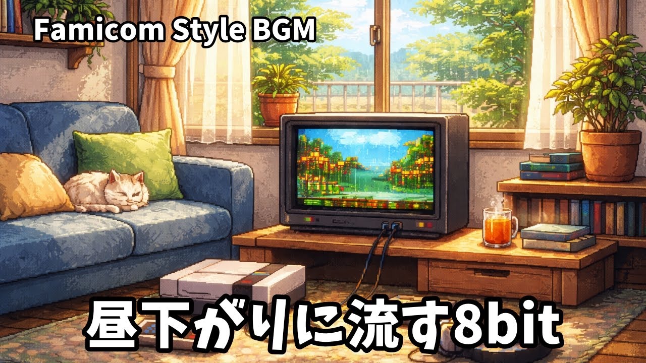 休日の昼下がり8bit 作業用BGM｜Retro Famicom Chiptune Music