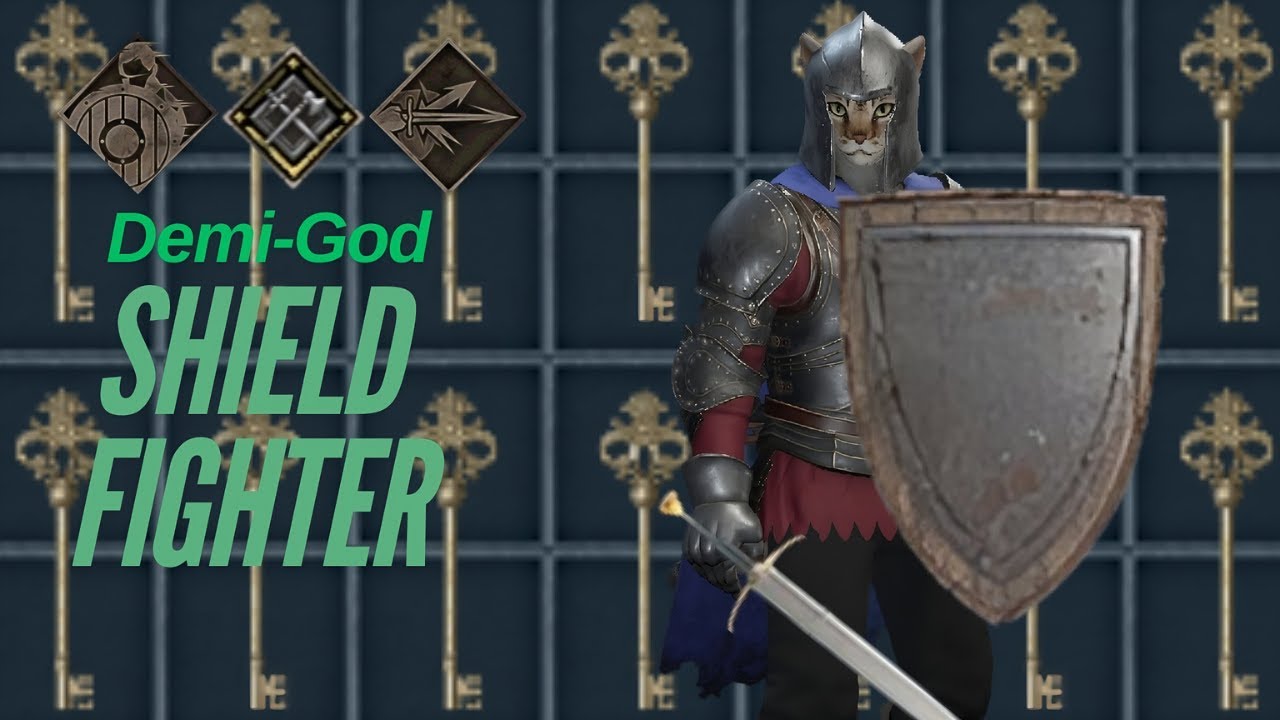 Dark and Darker in 240hz | Demigod Shield Fighter Collecting BIS