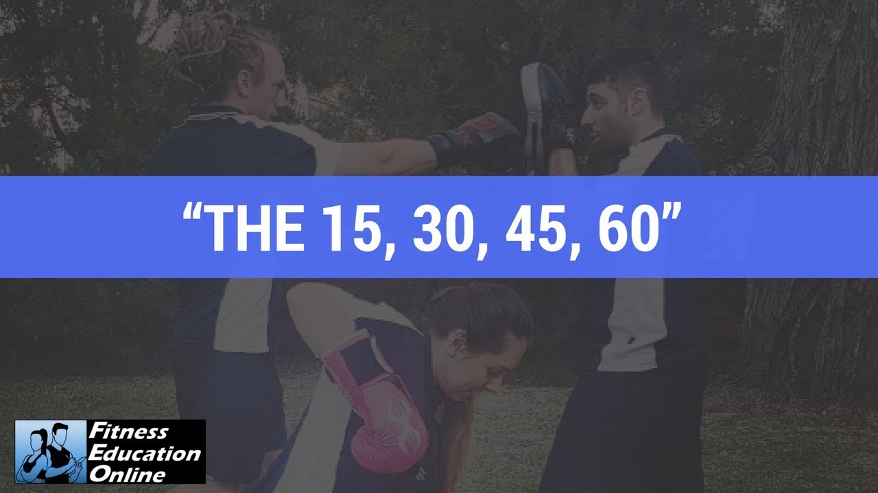 Boxing Workout for Bootcamp: “The 15, 30, 45, 60”