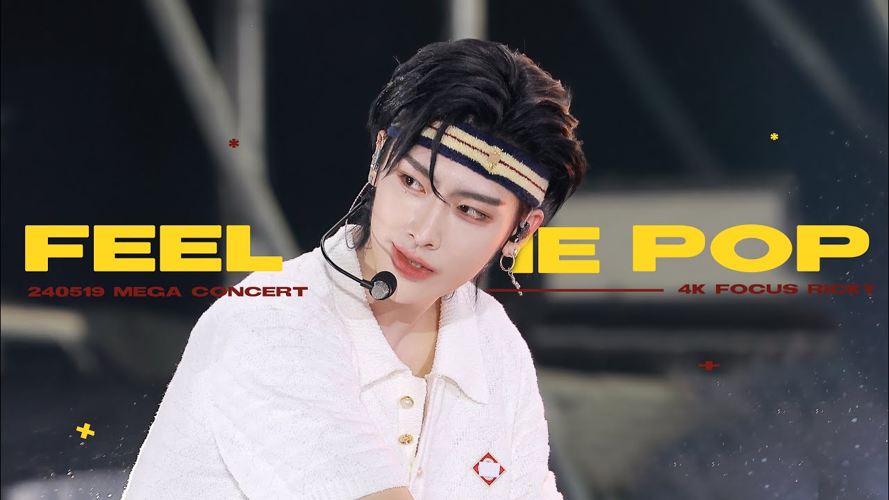 [4K RICKY] 240519 MEGA CONCERT FEEL THE POP 리키 Ricky 4K 직캠 FOCUS