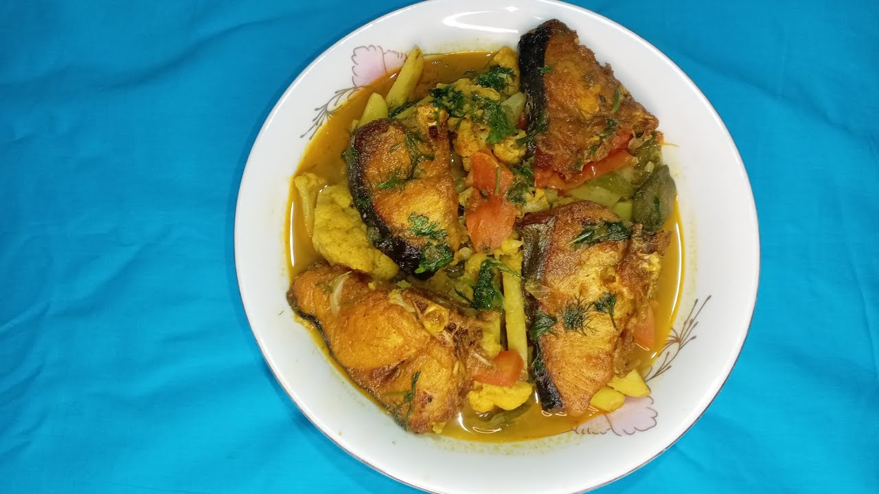 মাছ দিয়ে ফুল কপি রেসিপি । খুব সহজে রান্না করা যায়। 