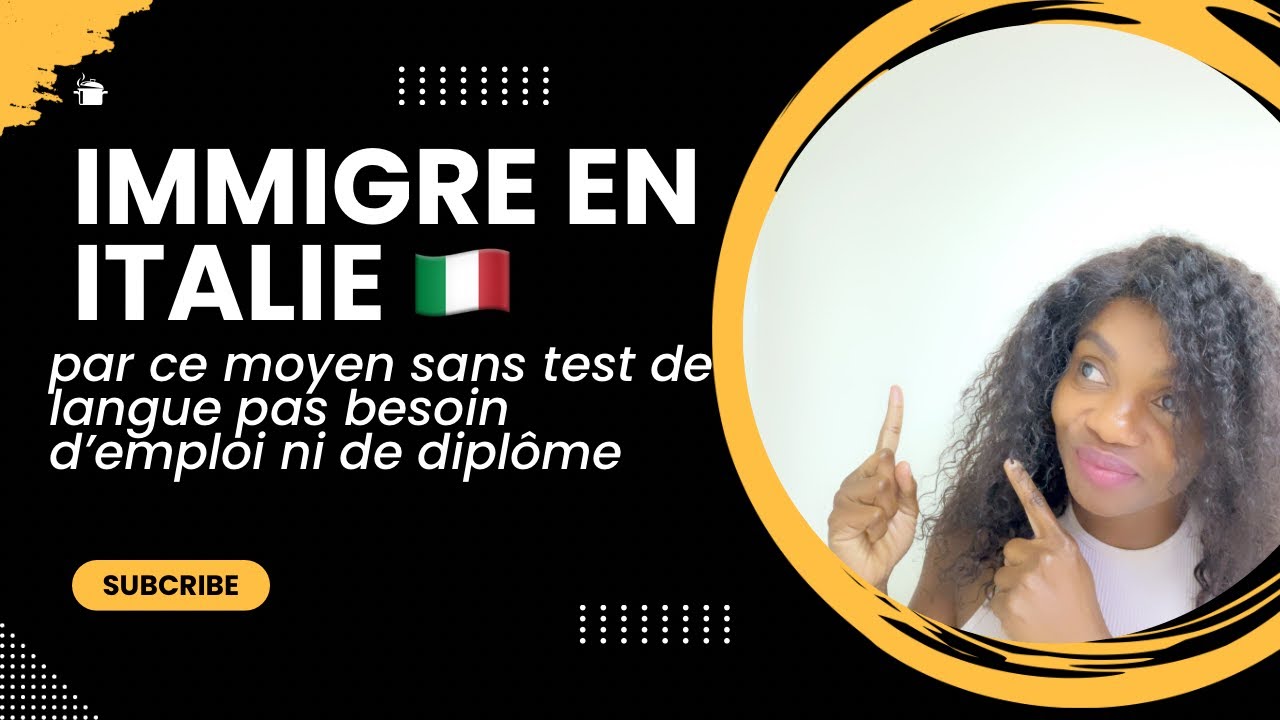 Le moyen facile et rapide  pour immigrer en Italie dans le Schengen juste en quelques mois #visa