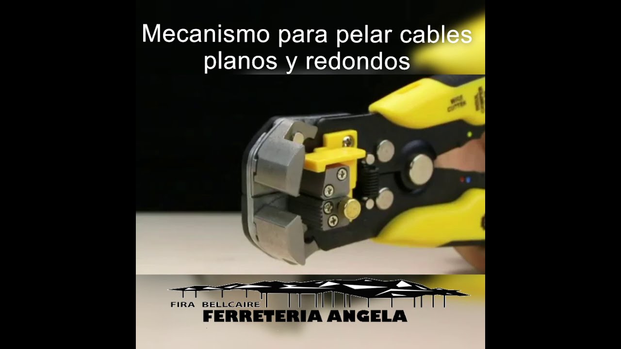 PELACABLES autoajustable STANLEY, y prensador, Funcionamiento facil y sencillo