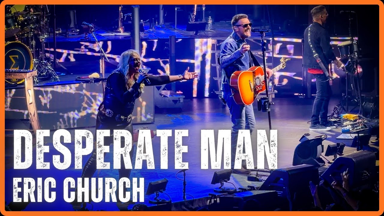 Eric Church - Desperate Man (LIVE) in 4K - Seattle, WA - Climate Pledge Arena