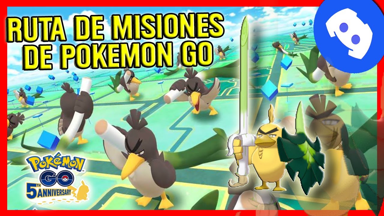 Conigue tu Farfetch'd de Galar Shiny (Como hacer ruta de misiones en Pokemon Go)