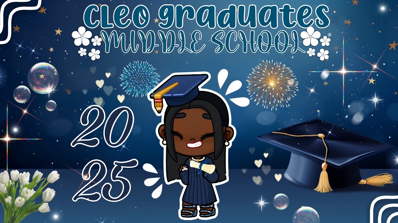 ✨Cleo GRADUATES MIDDLE SCHOOL 🎓✨||Emotional 🥲||Avatar World Rp 🌏🐾
