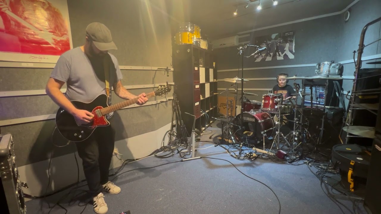Time Is A Parasite by K's Choice with my 12 year old nephew Mauro on drums!