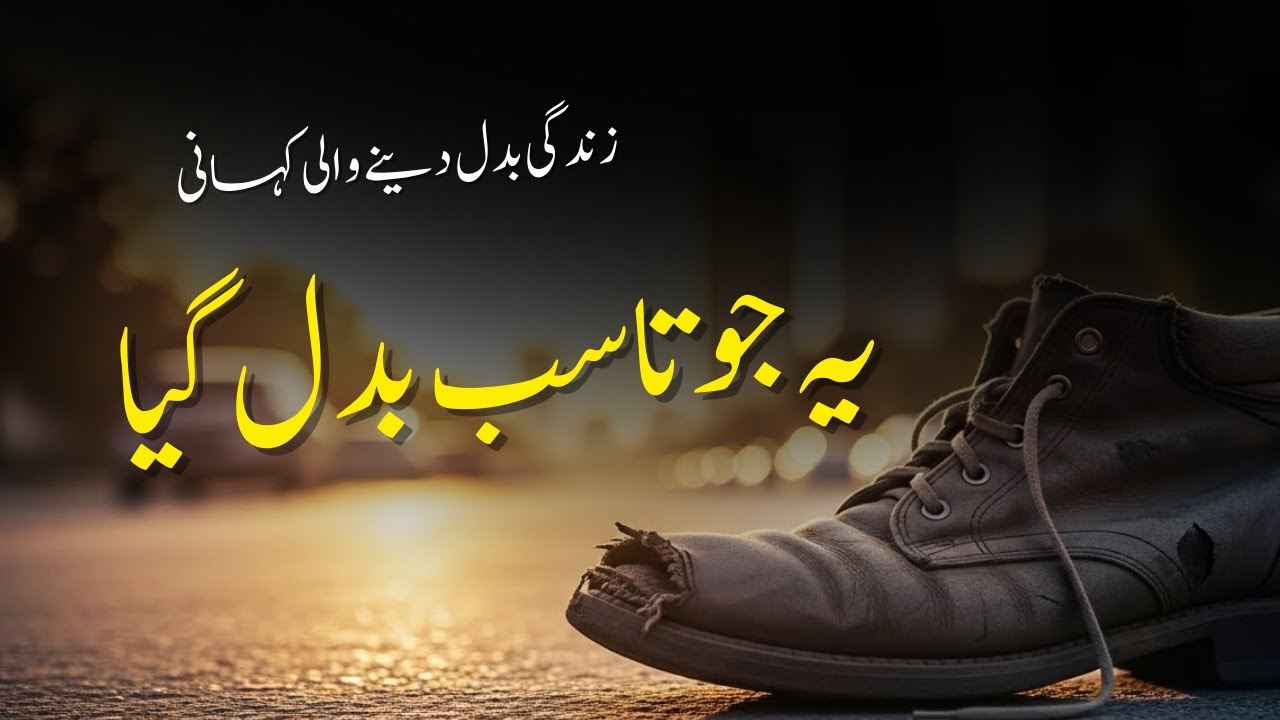 Aik Jooty ny Zindagi Badal Di || Best Motivational Urdu Story || YT Dastan e Hayat