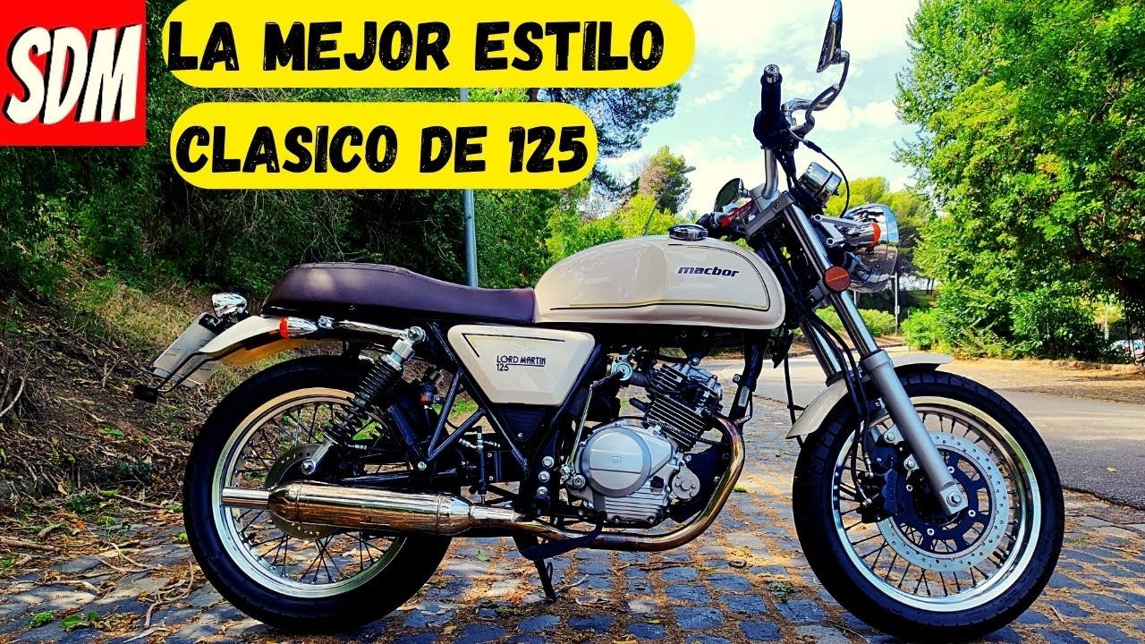 Posiblemente la mejor moto de 125 clásica moderna para conducir sin carnet de moto