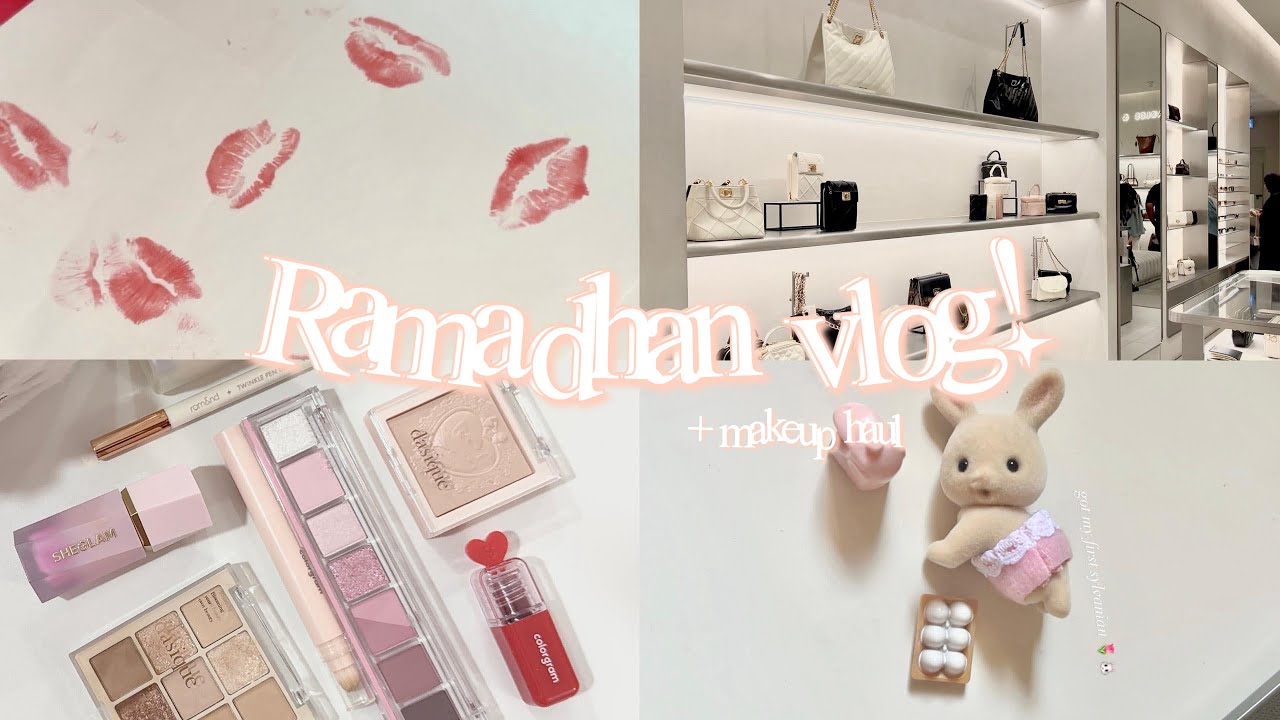 Ramadhan vlog &lsquo;25! (shopping, makeup haul, etc)  || Malaysia -- aesthetic vlog
