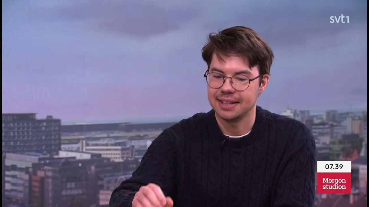 RaukCard Martin @ SVT Morgonstudion 2026-02-26