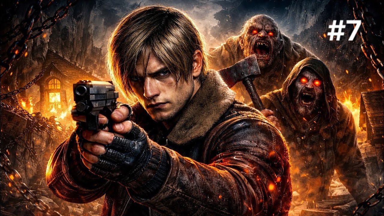 Zagrajmy w Resident Evil 4 Remake #7 Pierwsze Soptkanie z Ashley ⛪️😼
