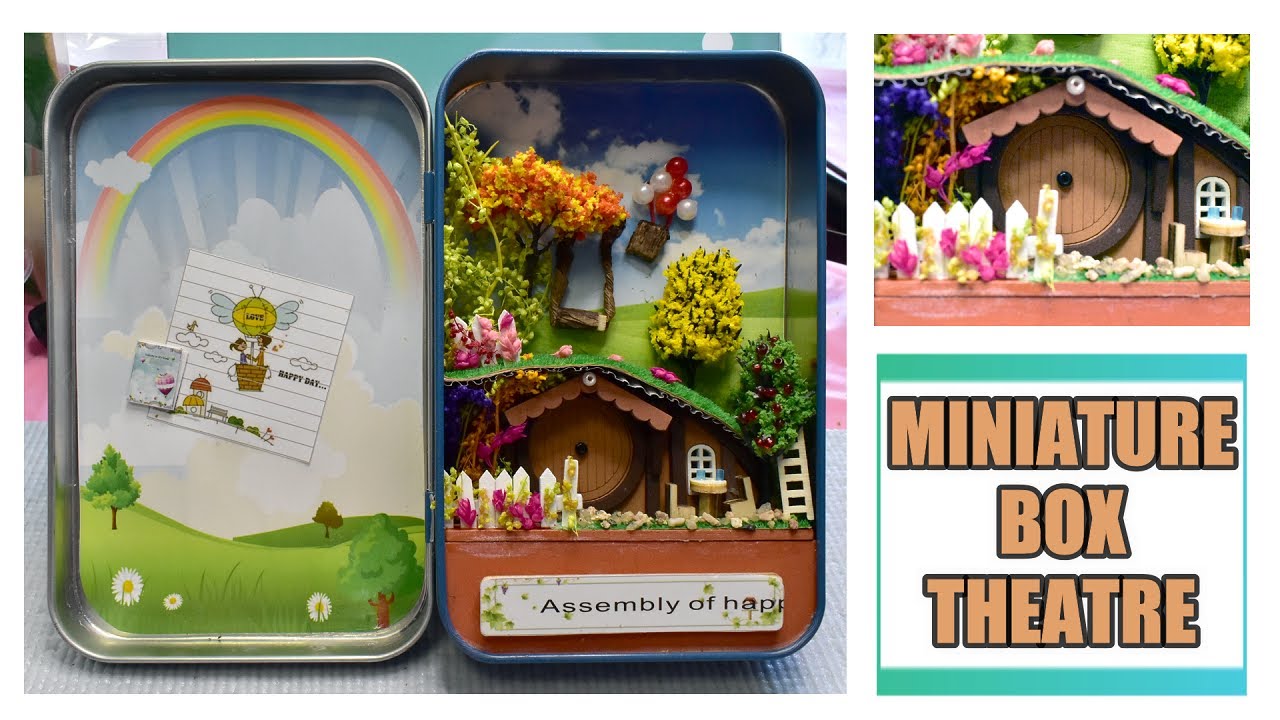 Miniature Box Theatre Kit In A Tin : Assembly Of Happiness - TIMELAPSE