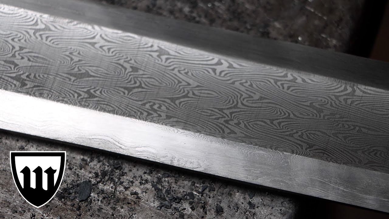 Forging a multibar viking sword, part 1, forging the blade.
