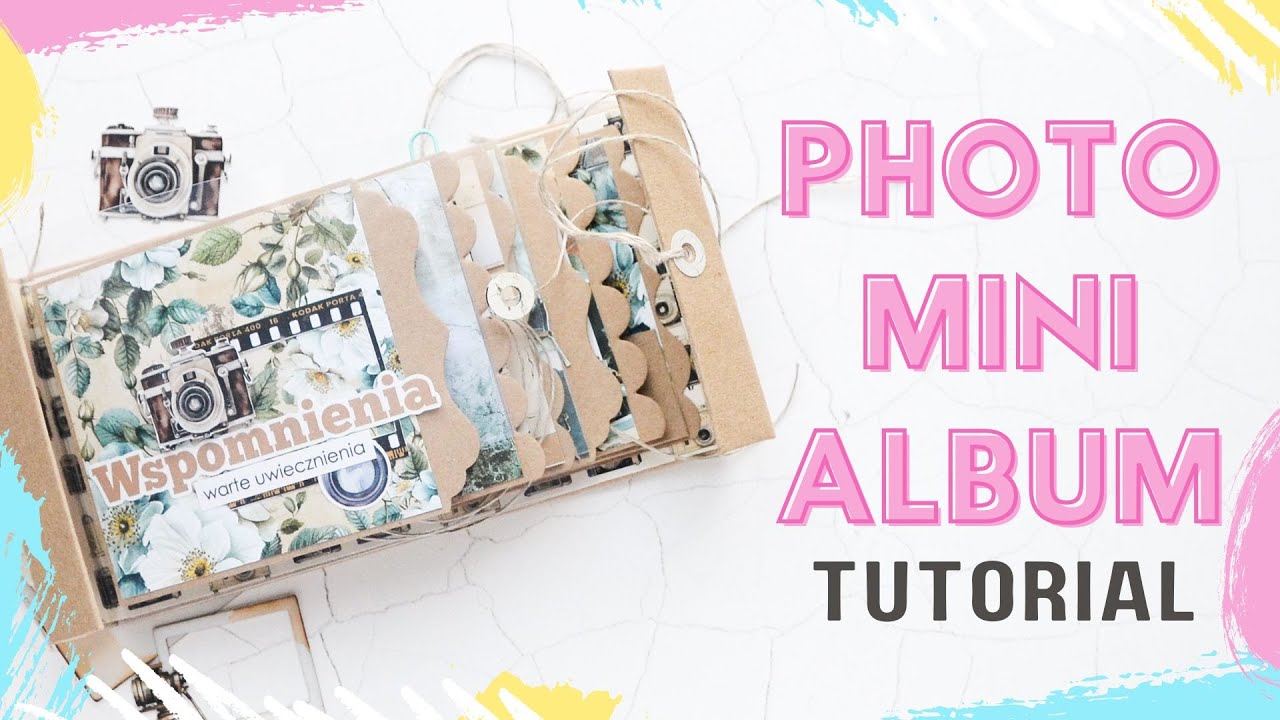 Waterfall mini album - tutorial