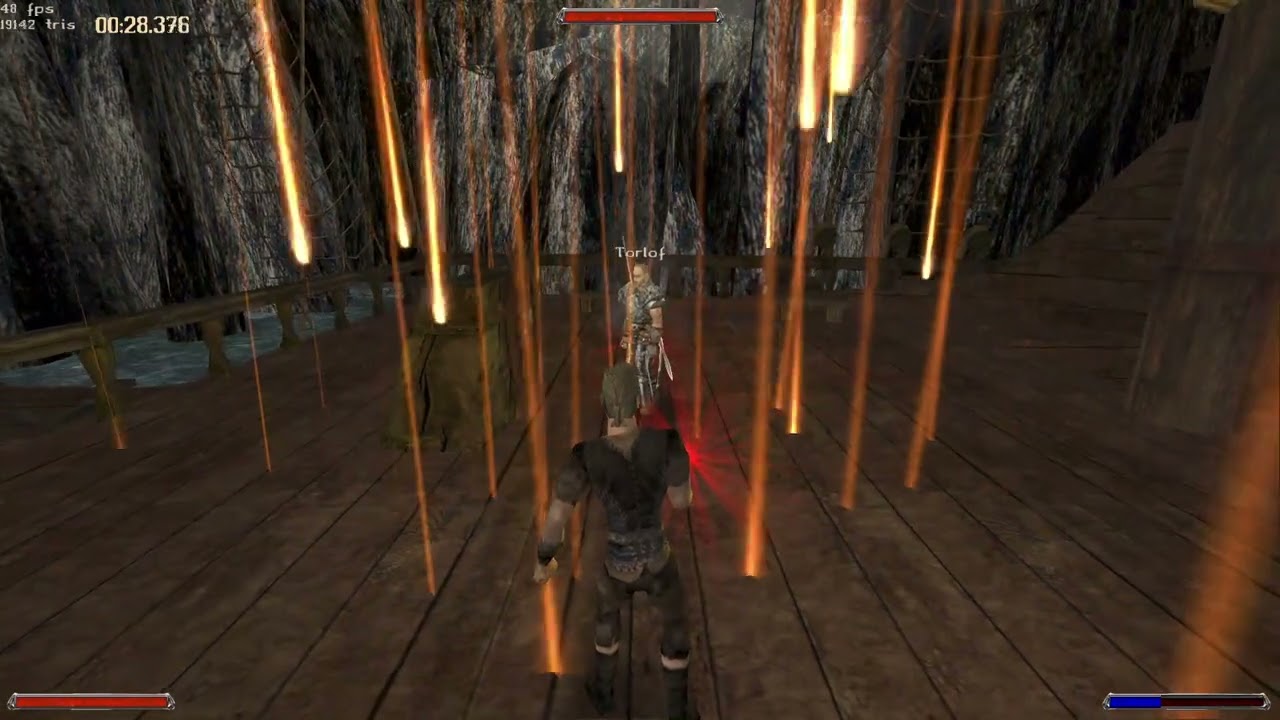 Gothic 2: Fire Rain with additional Fear effect