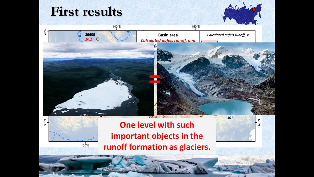 Aufeis flow and assessment of their role in formation of hydrological regime of North-East Russia
