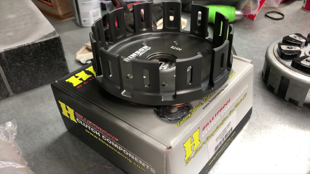 Installing a Hinson Clutch Basket in My Honda XR650R #honda650r #xr650l