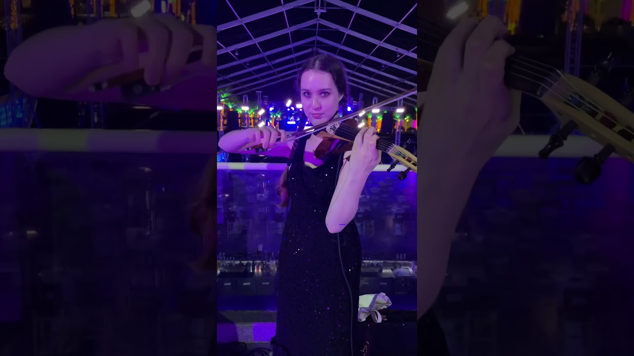 😳I PLAY Paint it black (from Wednesday) on the VIOLA (electric violin)🔥🎶