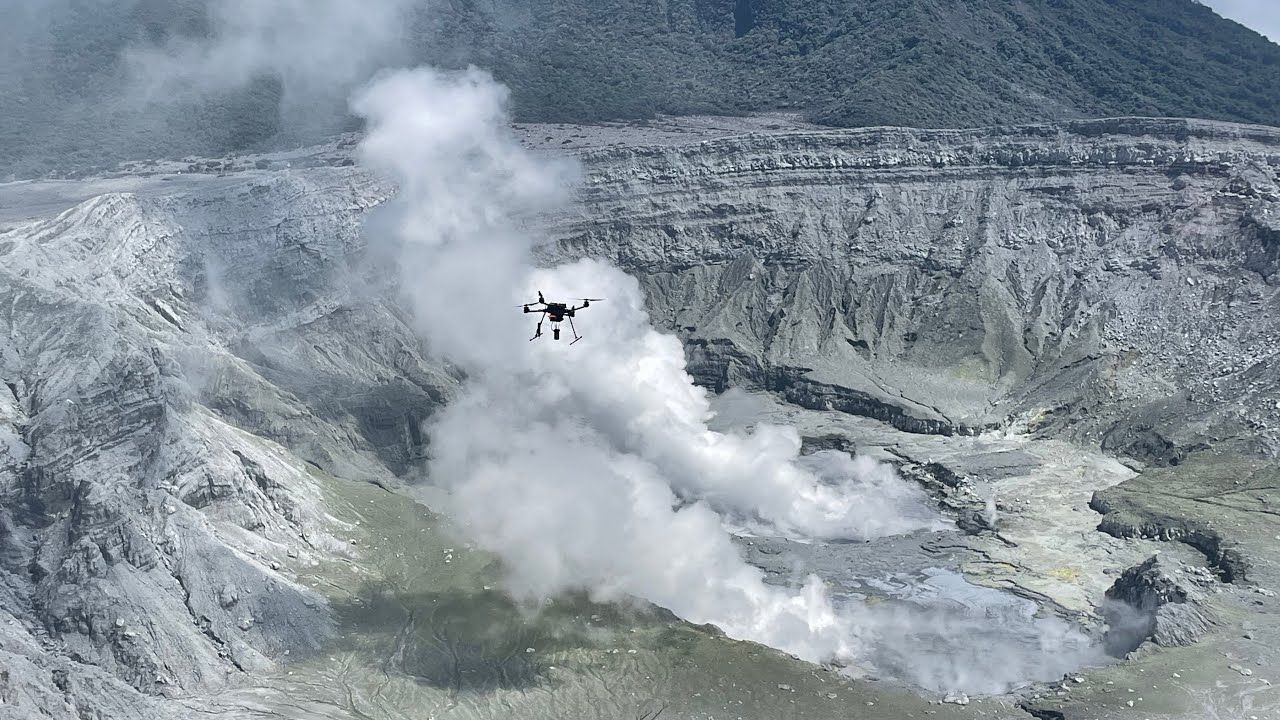 Volcano Drone Landing