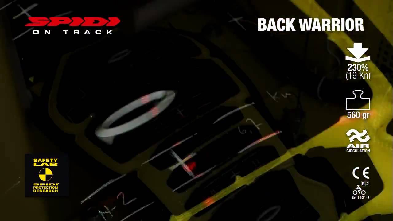 SPIDI BACK WARRIOR PROTECTOR TEST