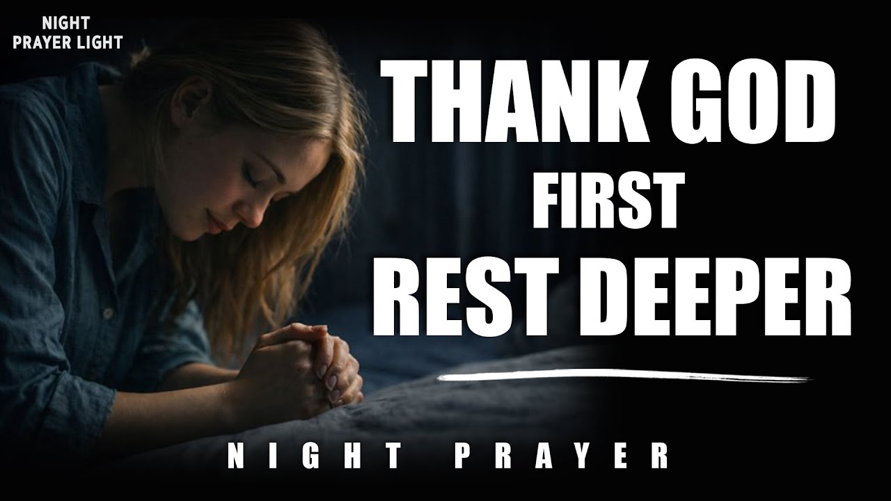 Night Prayer | Thank You God 🙏 Powerful Night Prayer for Gratitude, Peace, Protection & Deep Rest