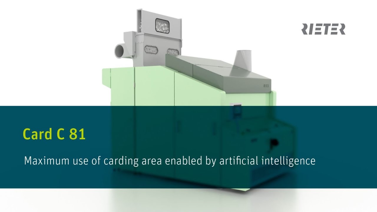 Rieter Card C 81 – Maximum Use of Carding Area