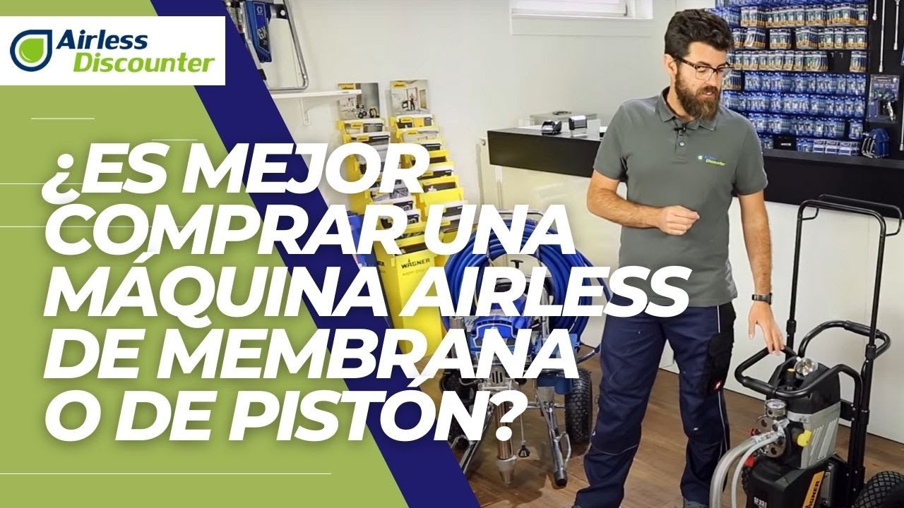 ¿Es mejor comprar una máquina airless con bomba de membrana o de pistón? - Consejos Airless #17