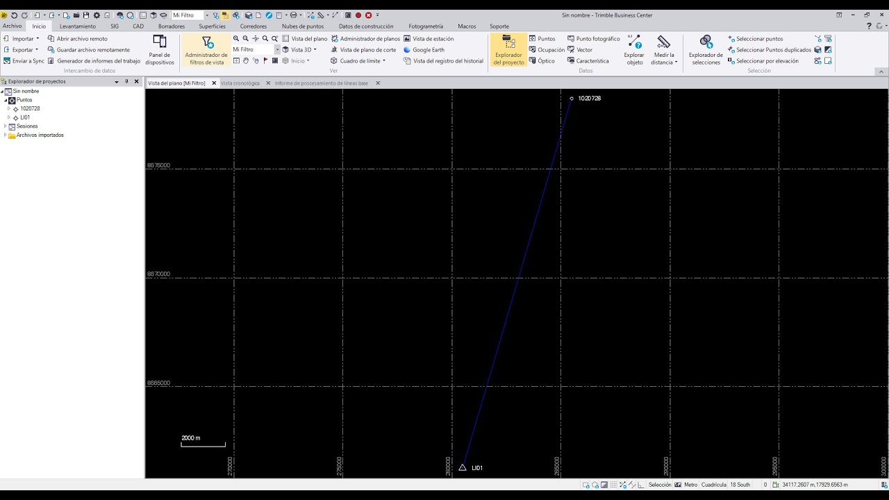 Post - Proceso en Trimble Business Center