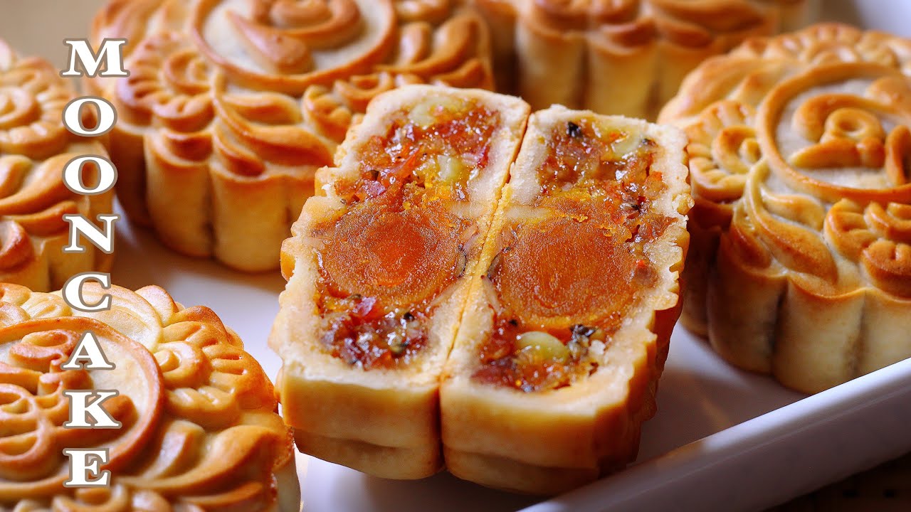 Ассорти из лунных пряников с креветочной начинкой и соусом XO — простые пошаговые инструкции — оч...
