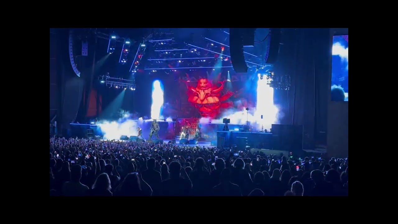 Iron Maiden excerpts at the North Island Credit Union Amphitheater in Chula Vista, CA.