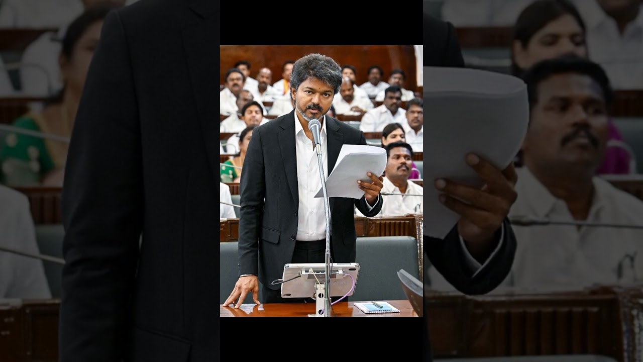 CM Vijay Moves Assembly Resolution: Tamil Thai Vazhthu Mandatory First Song At All Events! 📜🏛️