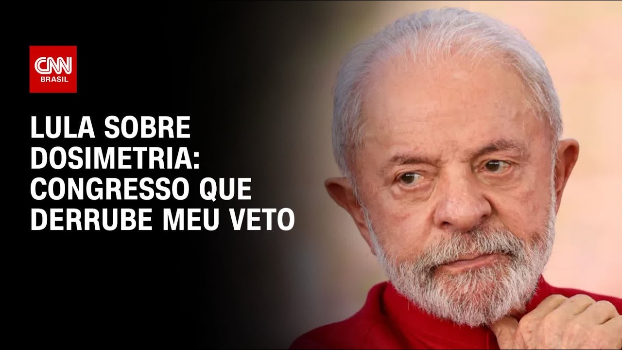 Se Congresso quiser, que derrube meu veto, diz Lula sobre PL da Dosimetria | CNN 360&deg;