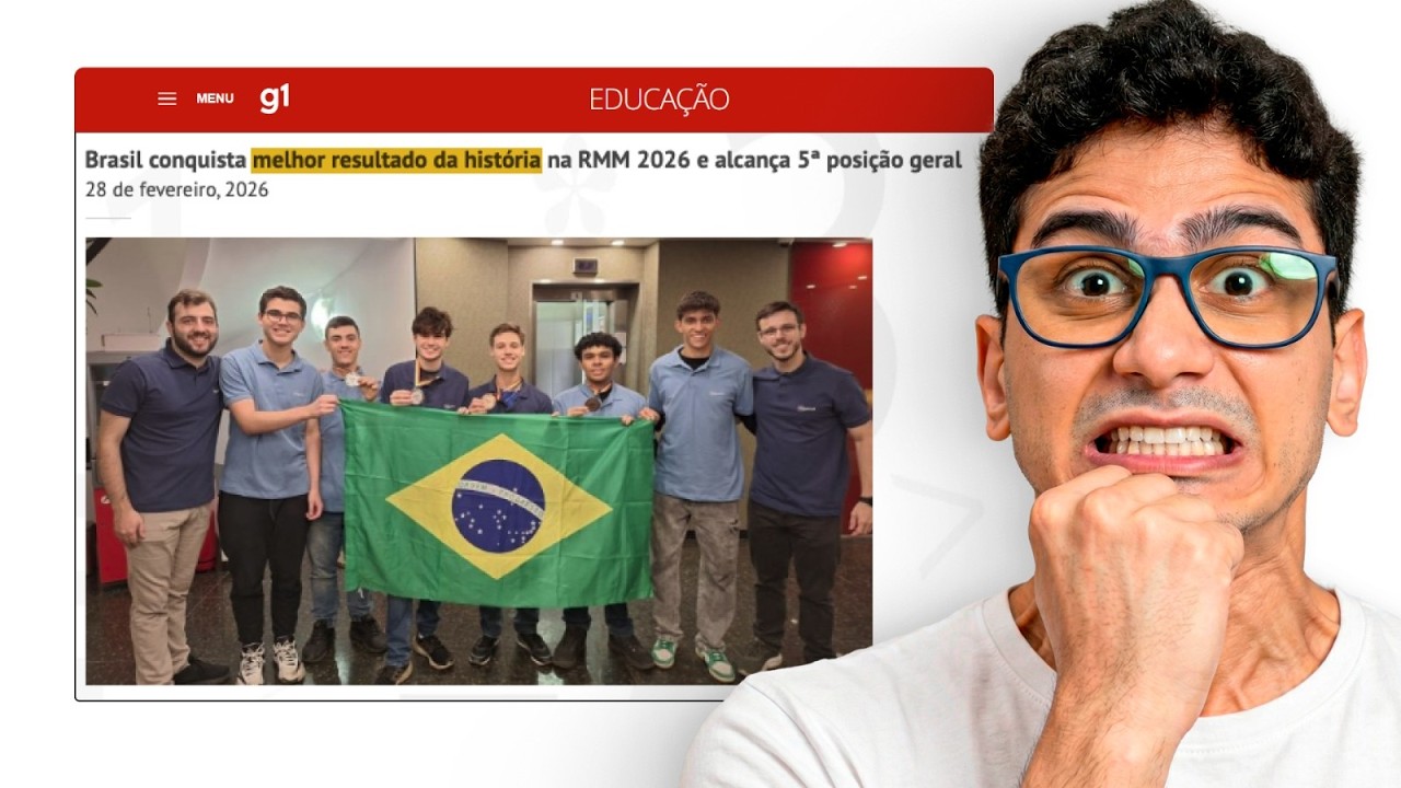 🇧🇷🏅 RESULTADO HISTÓRICO! BRASIL CONQUISTA TOP 5 NA OLIMPÍADA DE MATEMÁTICA MAIS DIFÍCIL DO MUNDO