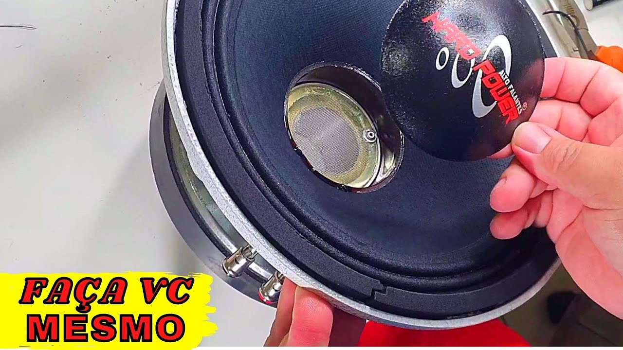 Como trocar kit de alto falante/reformar - Hard Power TUTORIAL