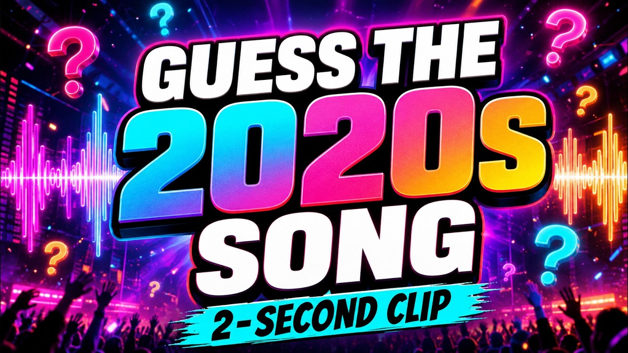 Can You Guess the Song in 2 Seconds? 🎵 | 2020s Music Quiz