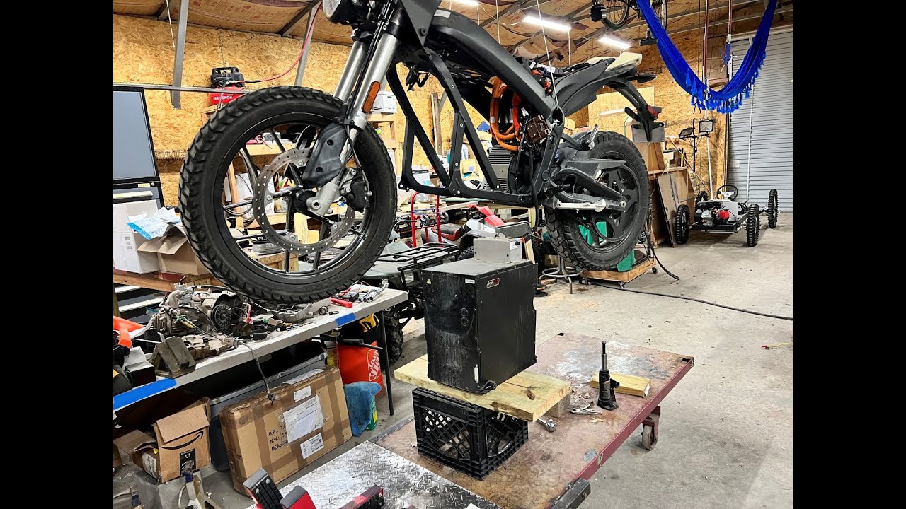 2015 Zero Motorcycles, Zero SR Battery Swap