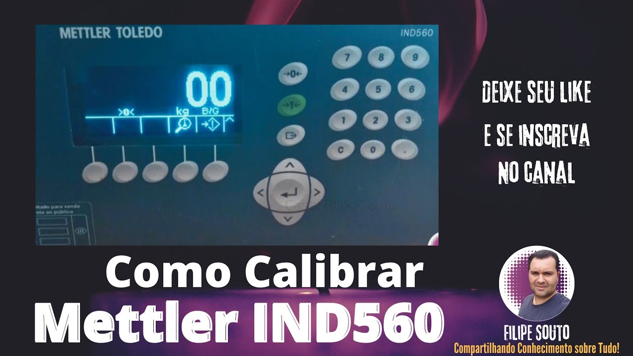 Calibração do Indicador Mettler Toledo IND560