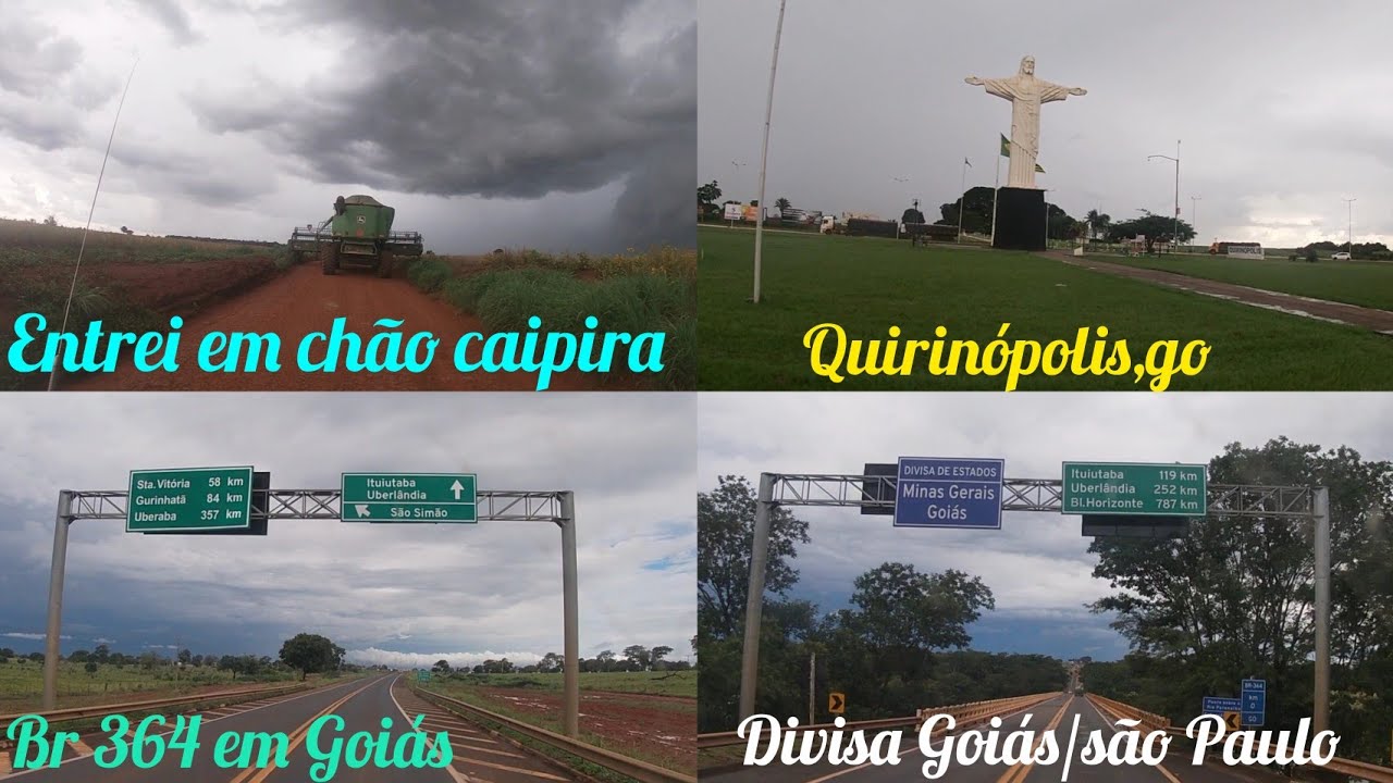 Nossas aventuras nas estradas, chegando a Quirinópolis no Goiás