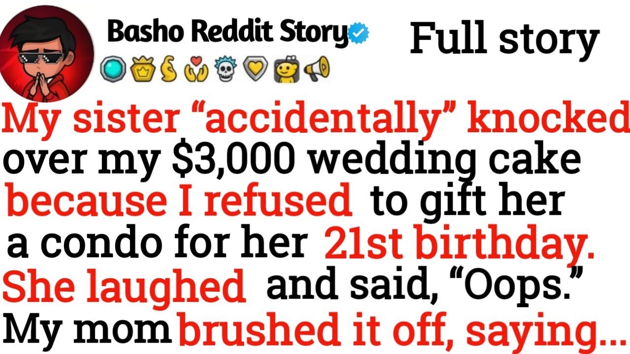 My sister “accidentally” knocked over my $3,000 wedding cake because I refused to gift her....