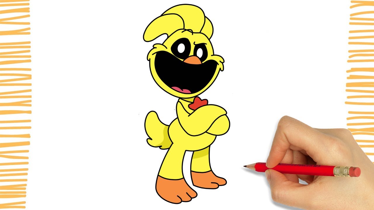 How to Draw KICKIN CHICKEN I POPPY PLAYTIME