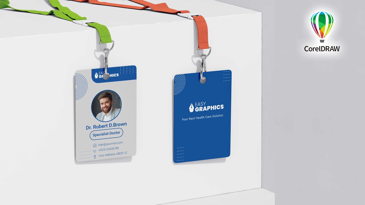 How to Create a Professional ID Card in CorelDRAW  Easy Graphics Tutorial