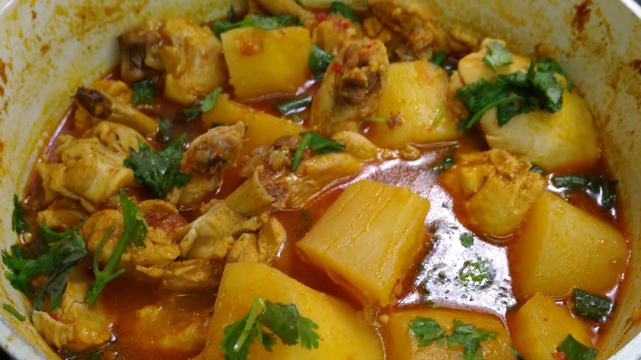 RECEITA DE FRANGO COM MANDIOCA