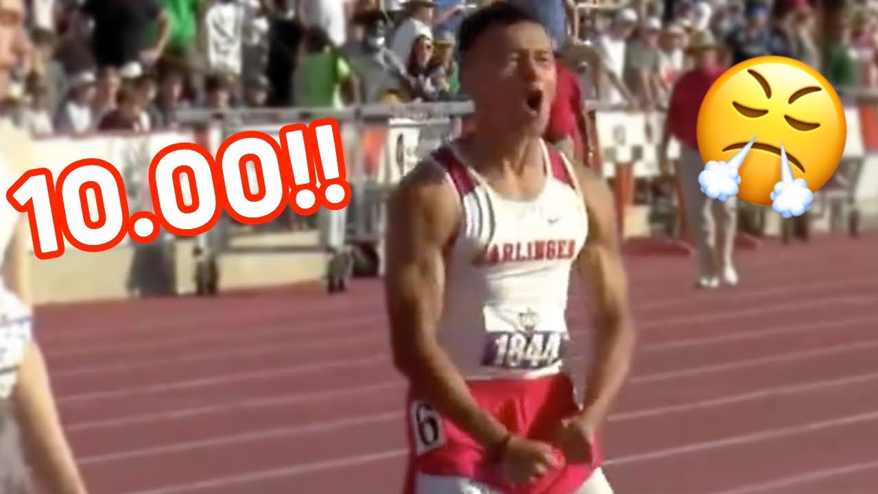 3rd Fastest 100m In HS HISTORY: 10.00 By Jose Garcia AND Connor Washington