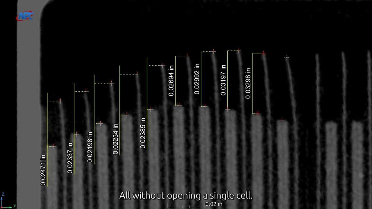 Industrial CT Scanning for Battery Anode Overhang Inspection | Non-Destructive Analysis